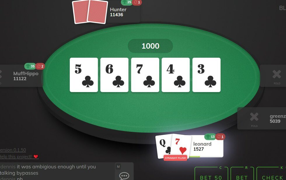 Table Games Online Poker 1